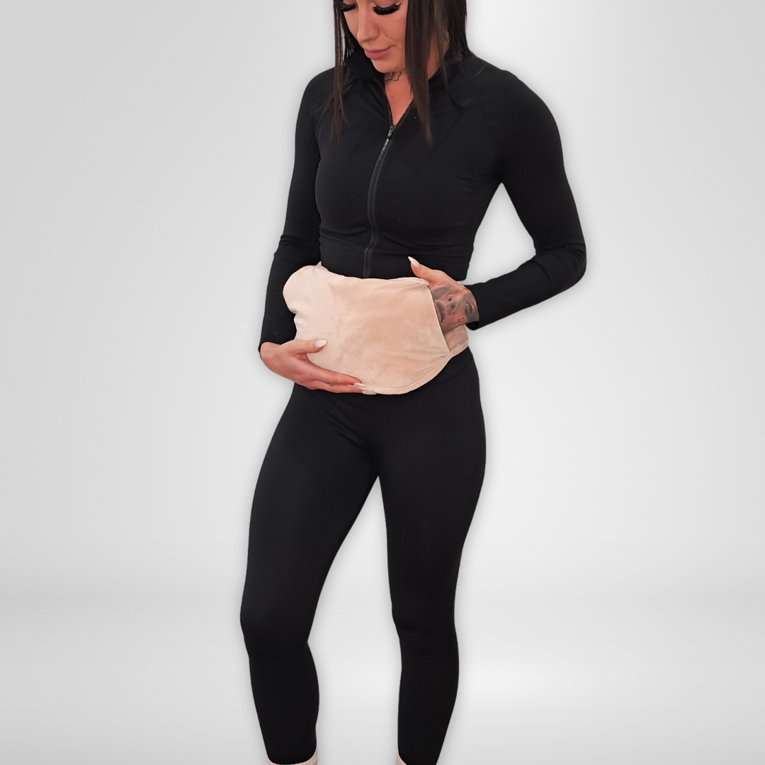 Soothie Rechargeable Hot Water Bottle + Body Strap (Cherry Blossom)